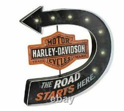 Harley-Davidson Bar & Shield Marquee HDL-15519 LED Metallschild Pub Batterie