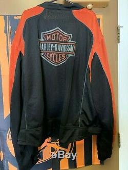 Harley Davidson Bar & Shield Mesh Riding Jacket Men's 5XL