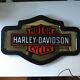 Harley-davidson Bar & Shield Mirror Sign Vintage Rare
