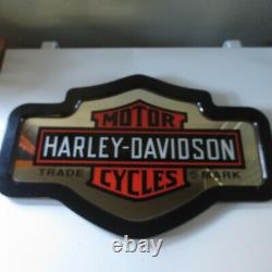 Harley-Davidson Bar & Shield Mirror Sign VINTAGE RARE