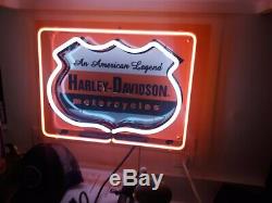 Harley-Davidson Bar & Shield Neon Every mans cave must have, great price! Dope