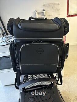 Harley-Davidson Bar & Shield Overnight Luggage Bag Black Nylon