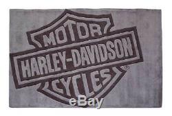 Harley-Davidson Bar & Shield Small Area Rug, Handmade Tufted Rug HDL-19503