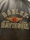 Harley Davidson Bar Shield Snap Up Embroidered Leather Vest Size Men Xl Nice