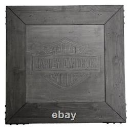 Harley-Davidson Bar & Shield Square Pub Table