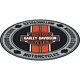 Harley-davidson Bar & Shield Stripes Round Rug 5.2ft. Diameter, Model#