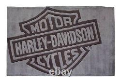 Harley-Davidson Bar & Shield Teppich groß grau Acrylflor 2,5m x 1,5 HDL-19502