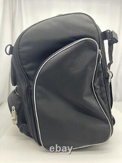 Harley-Davidson Bar & Shield Zippered Expanding Touring Luggage Bag Black Nylon