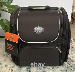 Harley-Davidson Bar & Shield Zippered Touring Luggage Bag Black 93300003 NWT
