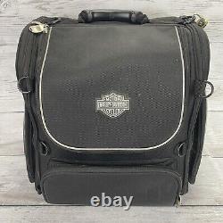 Harley-Davidson Bar & Shield Zippered Touring Luggage Bag Black Nylon with Extra