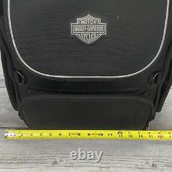 Harley-Davidson Bar & Shield Zippered Touring Luggage Bag Black Nylon with Extra