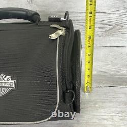 Harley-Davidson Bar & Shield Zippered Touring Luggage Bag Black Nylon with Extra