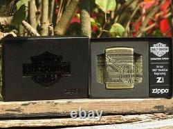 Harley Davidson Bar and Shield Eagle Wings Zippo Lighter Limited Edition Armor