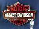 Harley Davidson Bar And Shield Lighted Sign From Las Vegas Casino Slot Machine