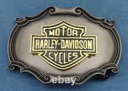 Harley-Davidson Belt Buckle Bar & Shield Vintage 1978 & Pin New In Orig. L Box