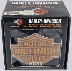 Harley-Davidson Chrome Illuminated Trailer Hitch Cover Brake Light Indicator