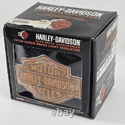 Harley-Davidson Chrome Illuminated Trailer Hitch Cover Brake Light Indicator