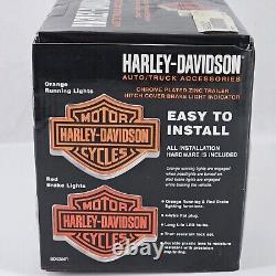 Harley-Davidson Chrome Illuminated Trailer Hitch Cover Brake Light Indicator