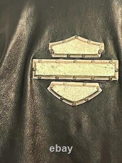 Harley-Davidson Classic Stabilizer Leather Jacket, Metal Bar & Shield XXL