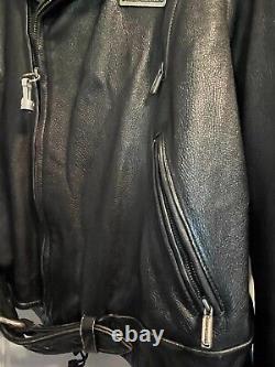 Harley-Davidson Classic Stabilizer Leather Jacket, Metal Bar & Shield XXL