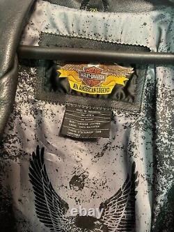 Harley-Davidson Classic Stabilizer Leather Jacket, Metal Bar & Shield XXL