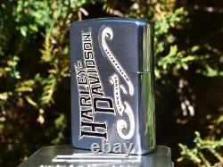 Harley Davidson Crossroads Zippo Lighter Bar and Shield Rare # 96854-06V