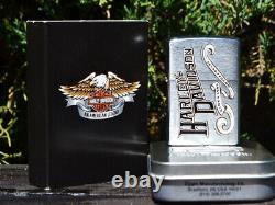 Harley Davidson Crossroads Zippo Lighter Bar and Shield Rare # 96854-06V