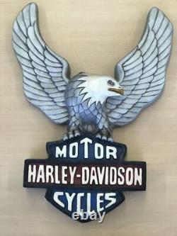 Harley-Davidson Eagle + Bar & Shield Emblem Wall Hanging Rare Vintage