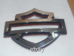 Harley Davidson Emblems, 2 pcs, Custom Fuel Gas Tank Emblems Bar And Shield RH