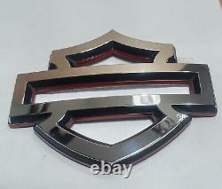 Harley Davidson Emblems, 2 pcs, Custom Fuel Gas Tank Emblems Bar And Shield RH