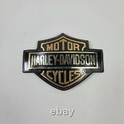 Harley Davidson FXR FXRT FXRP FXRD Bar & Shield Tank Emblem OEM 14072-86