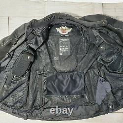 Harley Davidson FXRG Mens jacket M nylon waterproof reflective armor