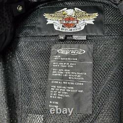 Harley Davidson FXRG Mens jacket M nylon waterproof reflective armor
