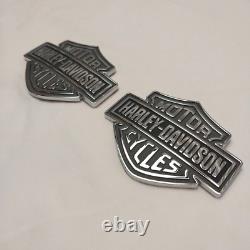 Harley Davidson Genuine Bar And Shield Metal Fuel Gas Tank Emblems 14100055