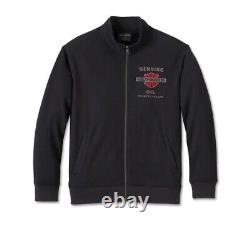 Harley-Davidson Genuine Bar & Shield Track Jacket Harley Black 96102-25VM