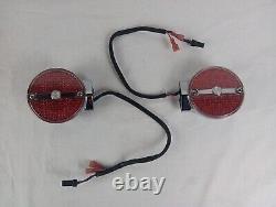 Harley Davidson Genuinechrome Bar & Shield Rear Led Red Turn Signals 68128-10