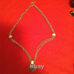 Harley Davidson HD bar & shield BLING rhinestones Jewelry chain necklace pendant