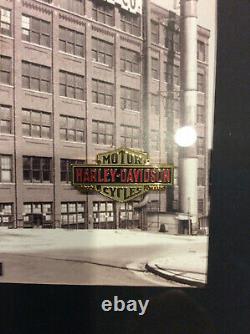 Harley Davidson History of the Bar and Shield Framed Pin Set Limited Edition