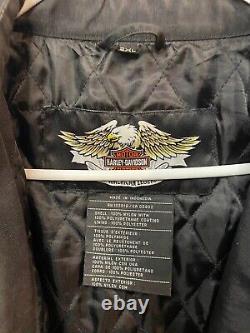 Harley Davidson Jacket Men's Nylon Bar & Shield Belted Size 2XL