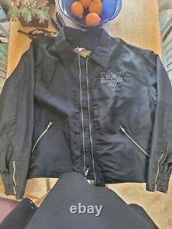 Harley Davidson Jacket Men's Nylon Bar & Shield Belted Size XXL