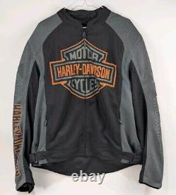 Harley Davidson Large Men's Bar & Shield Logo Mesh Jacket 98233-13VM Size Large