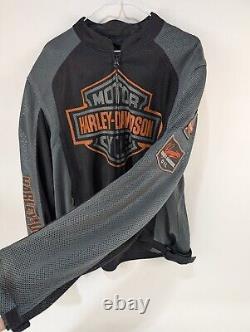 Harley Davidson Large Men's Bar & Shield Logo Mesh Jacket 98233-13VM Size Large