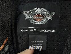 Harley Davidson Large Men's Bar & Shield Logo Mesh Jacket 98233-13VM Size Large