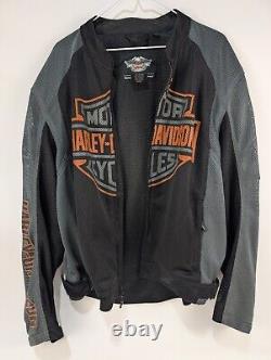 Harley Davidson Large Men's Bar & Shield Logo Mesh Jacket 98233-13VM Size Large