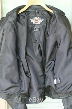 Harley Davidson Leather Bar and Shield Motorcycle Jacket Men's XL XXL