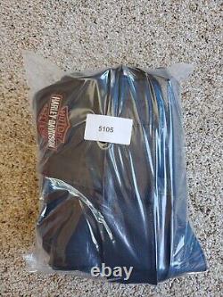 Harley-Davidson Leather Chaps Large Mens Bar & Shield Stock Zip Snap 98090-06VM