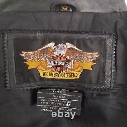 Harley Davidson Leather Jacket Bar & Shield RN 103819 CA 03402 Medium
