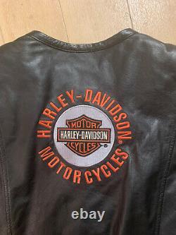 Harley Davidson Leather Jacket With Bar Shield & Logo Women's Med. NEW $299
