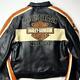 Harley Davidson Leather Men's Black Hd Bar Shield Riders Jacket Size L