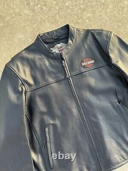 Harley Davidson MENS LARGE Leather Jacket STOCK Bar & Shield 98112-06VM 3XL